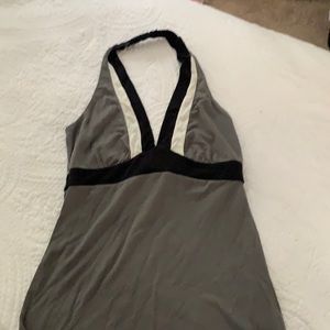 Gray halter